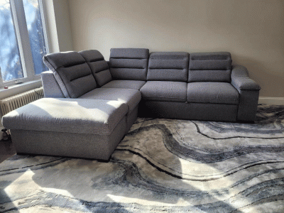 Oliver sectional at the customer's house