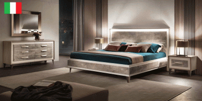Bedroom Furniture Classic Bedrooms QS and KS ArredoAmbra Bedroom by Arredoclassic with double dresser