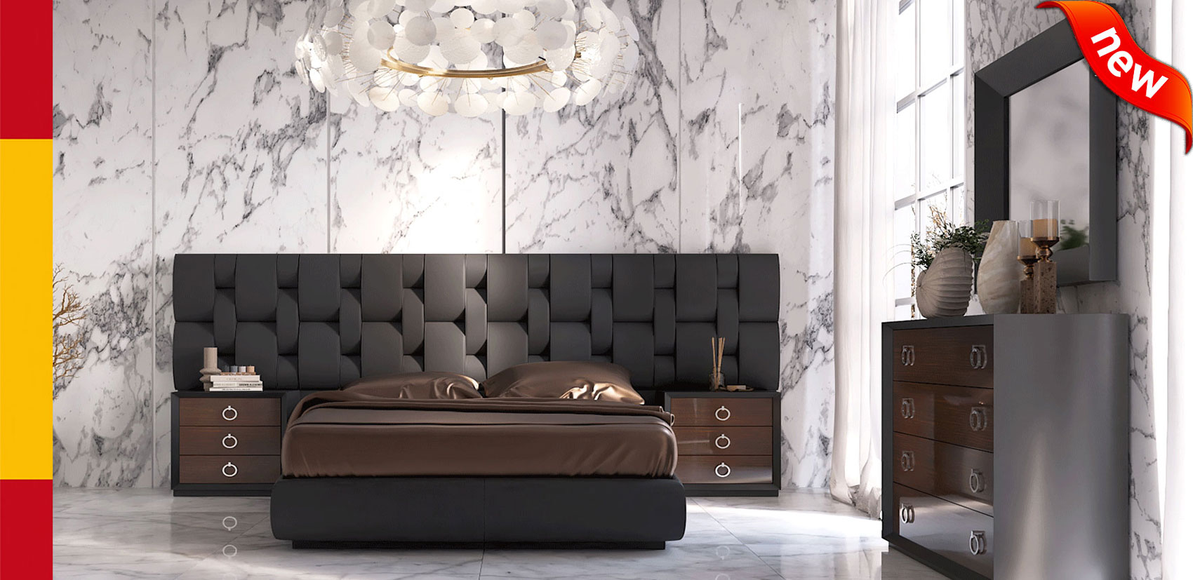 Emporio Black Bedroom