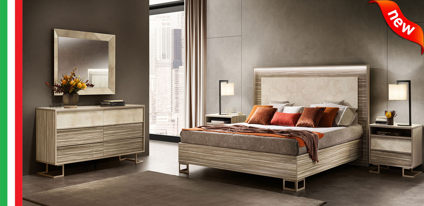 Luce Bedroom by Arredoclassic, Italy
