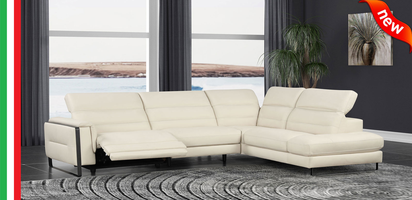 Eminence Sectional w/ Electric recliner