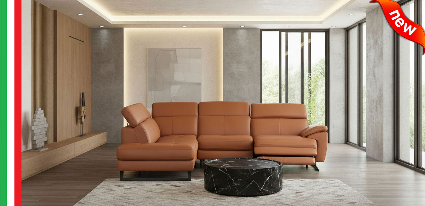 Gea Sectional w/ Electric recliner