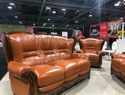 100 Leather Sofa - Real Life Photo