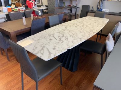 152 Dining Table w/extension - real life photo