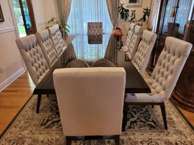 Special Order / Elite Dining table w/ chairs Walnut