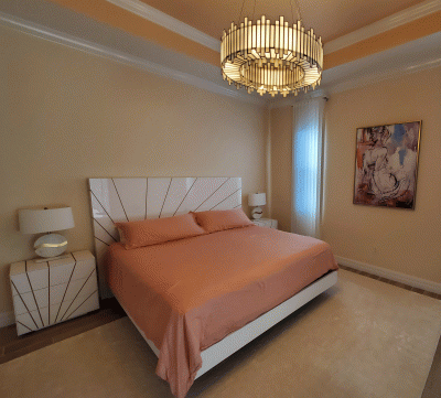 Oro White Bedroom - real life photo