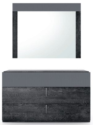 Onyx Single Dresser / Mirror