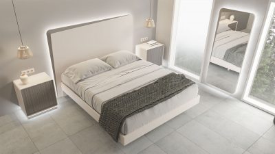 Bedroom Furniture Modern Bedrooms QS and KS Curve 01