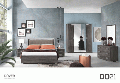 Brands MCS Modern Bedrooms Dover Grey Night