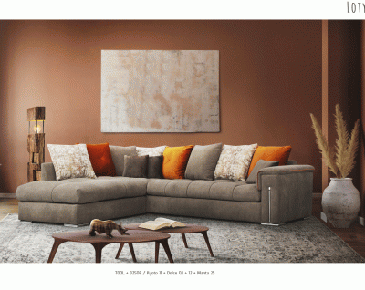 Living Room Furniture Sectionals Loty Sectional