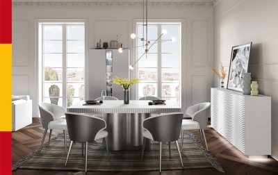 Wave Dining White