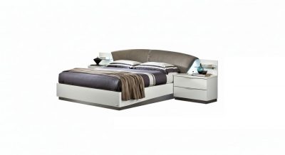 Bedroom Furniture Modern Bedrooms QS and KS Onda DROP Bed WHITE