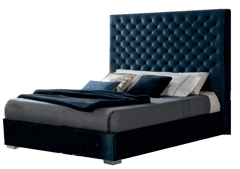 Clearance Bedroom Leonor Blue Bed w/storage