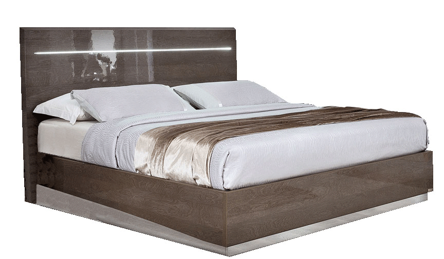 Brands Gamamobel Bedroom Sets, Spain Platinum LEGNO Bed SILVER BIRCH