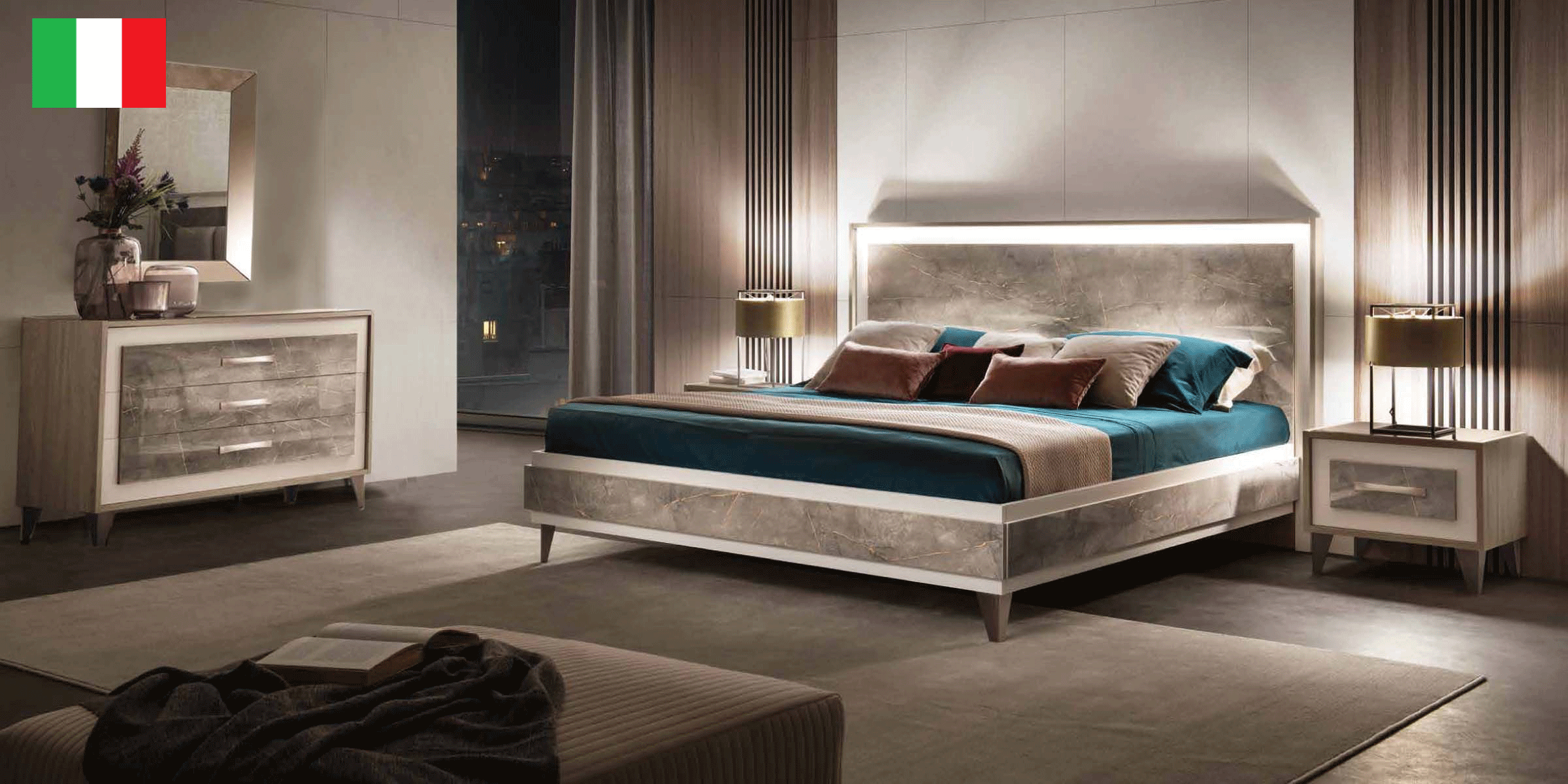 Brands Gamamobel Bedroom Sets, Spain ArredoAmbra Bedroom by Arredoclassic with single dresser