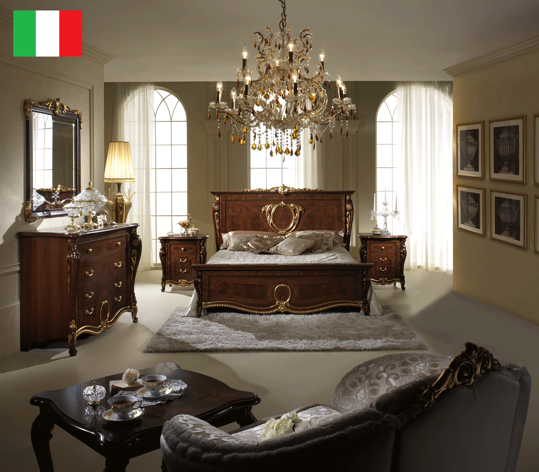Brands Arredoclassic Living Room, Italy Donatello Night Bedroom