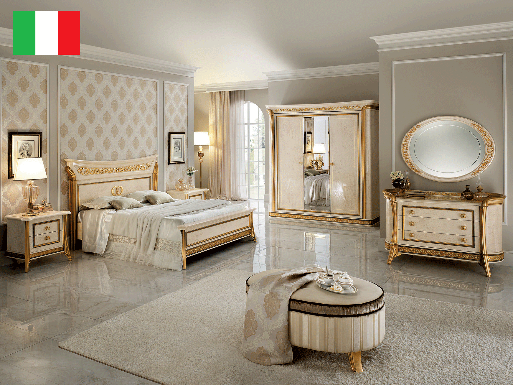 Brands Arredoclassic Living Room, Italy Melodia Night Bedroom