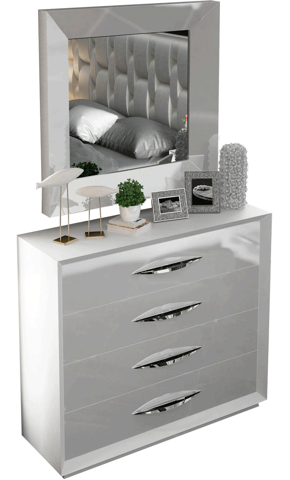 Living Room Furniture Sectionals Carmen Dresser/Chest/Mirror
