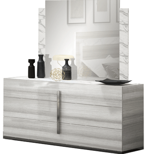 Brands Garcia Sabate, Modern Bedroom Spain Carrara Grey Dresser/Chest/Mirror