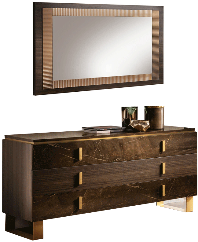 Brands Arredoclassic Living Room, Italy Essenza Double Dresser / Mirror
