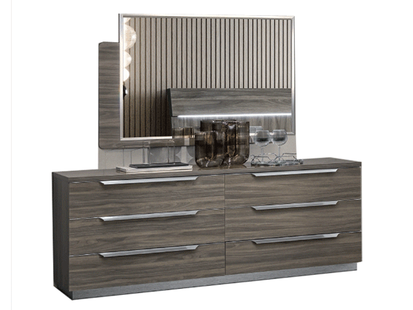 Wallunits Hallway Console tables and Mirrors Kroma Double Dresser GREY