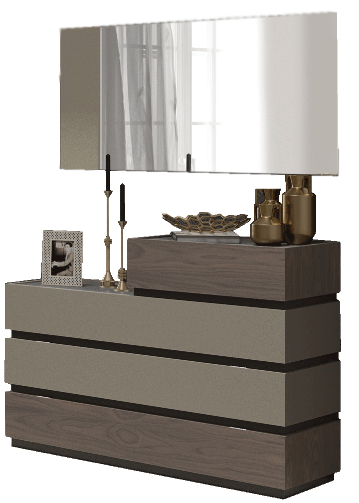 Living Room Furniture Sectionals Leo Dresser/Chest/Mirror