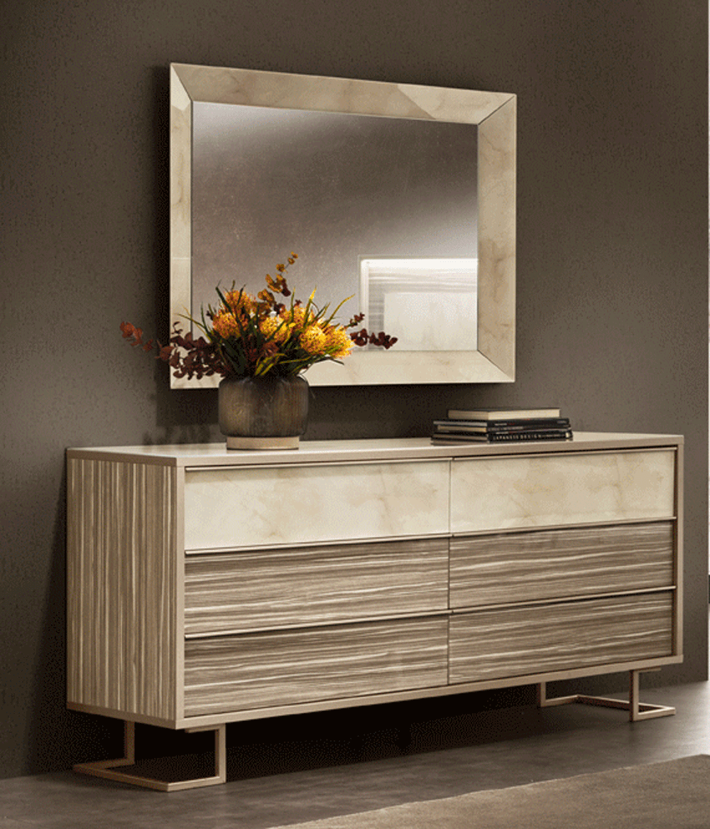 Living Room Furniture Sectionals Luce Double dresser / mirror