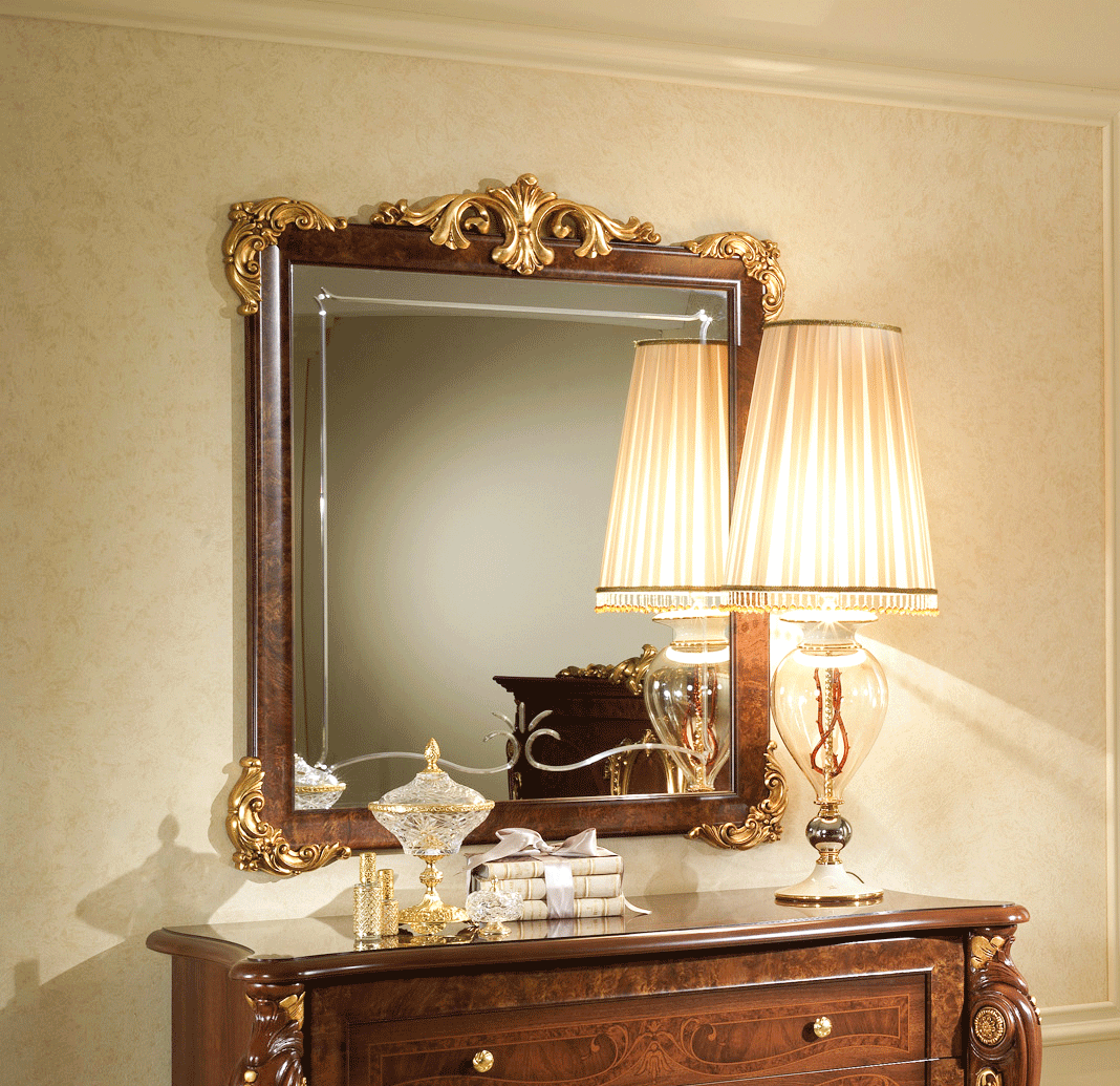 Brands Arredoclassic Bedroom, Italy Donatello mirror for dresser