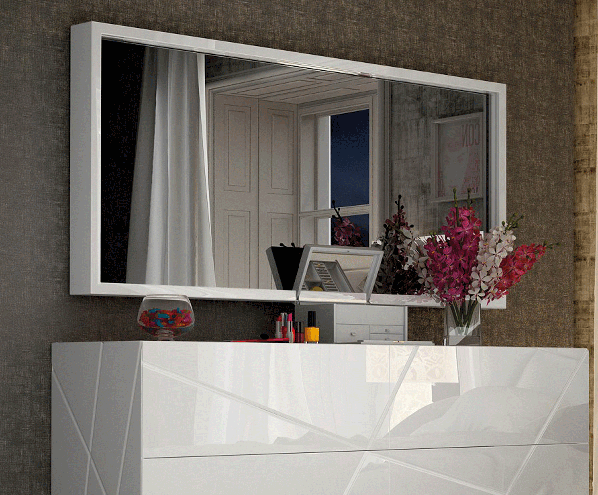 Bedroom Furniture Beds with storage Kiu mirror for double dresser/ 2Door buffet