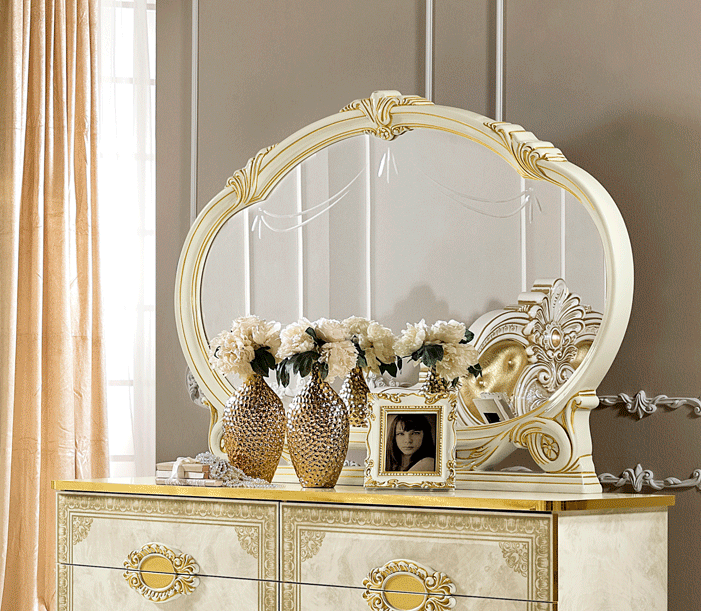 Brands Arredoclassic Bedroom, Italy Leonardo mirror for dresser/buffet