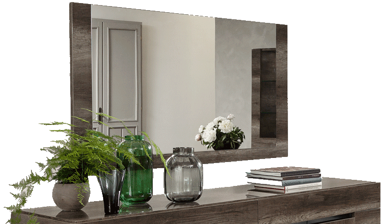 Dining Room Furniture Marble-Look Tables Medea mirror for buffet