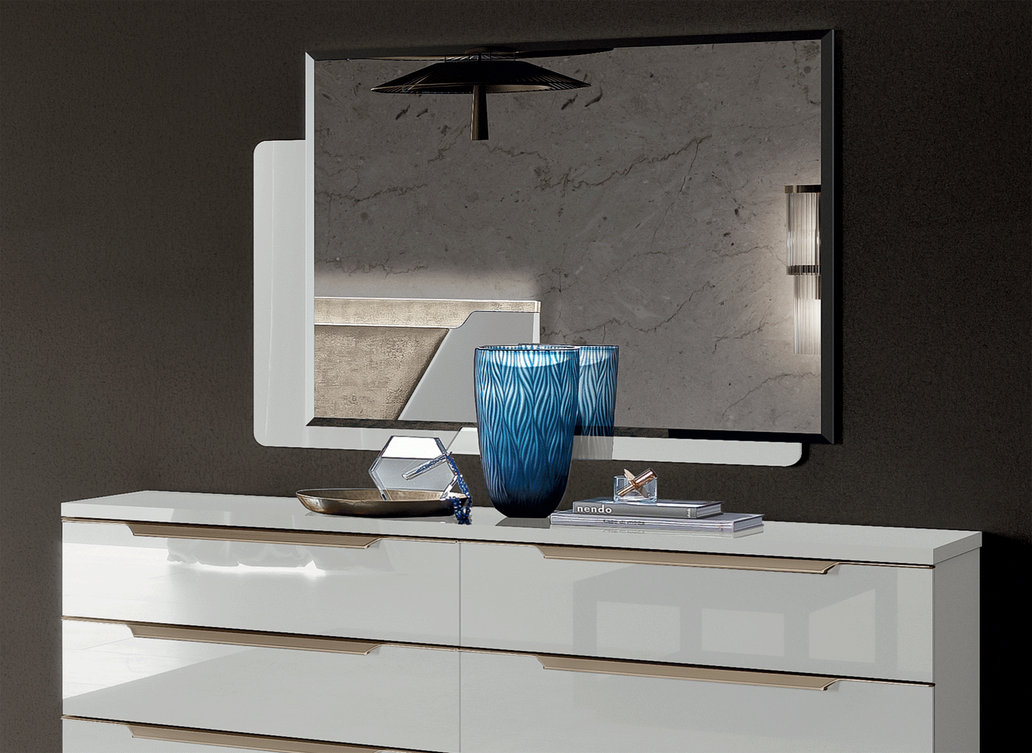 Brands Arredoclassic Bedroom, Italy Smart WHITE mirror