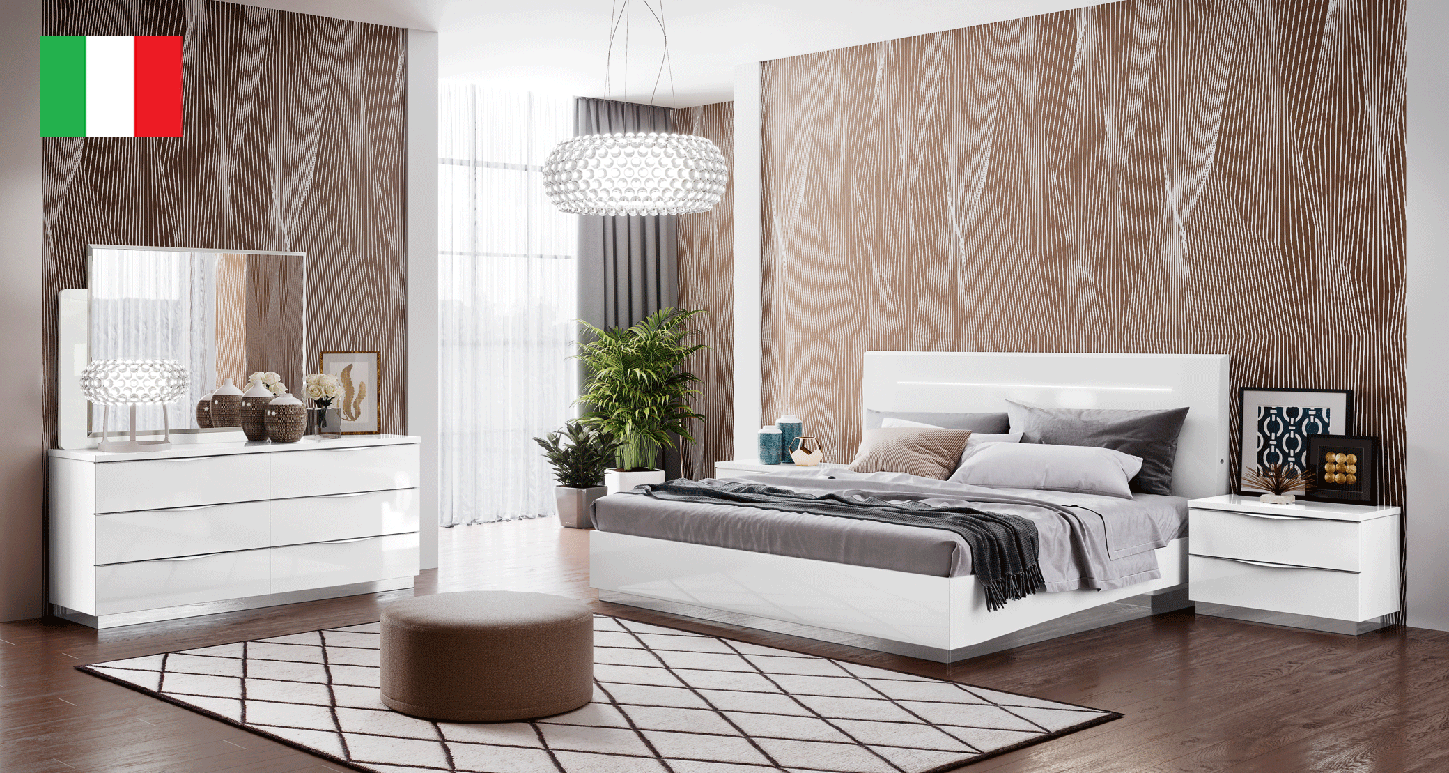 Brands Camel Classic Collection, Italy Onda LEGNO White Bedroom
