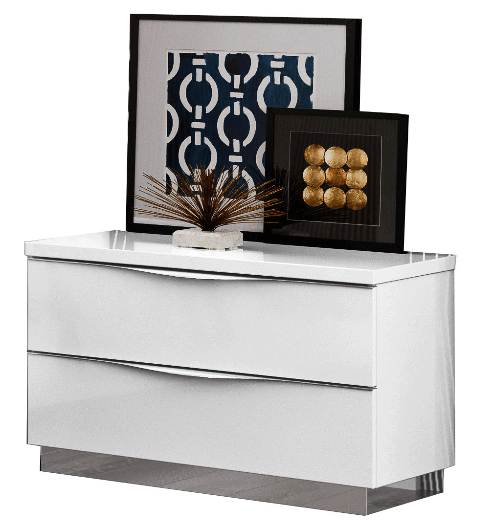 Living Room Furniture Sectionals Onda White MAXI Nightstand