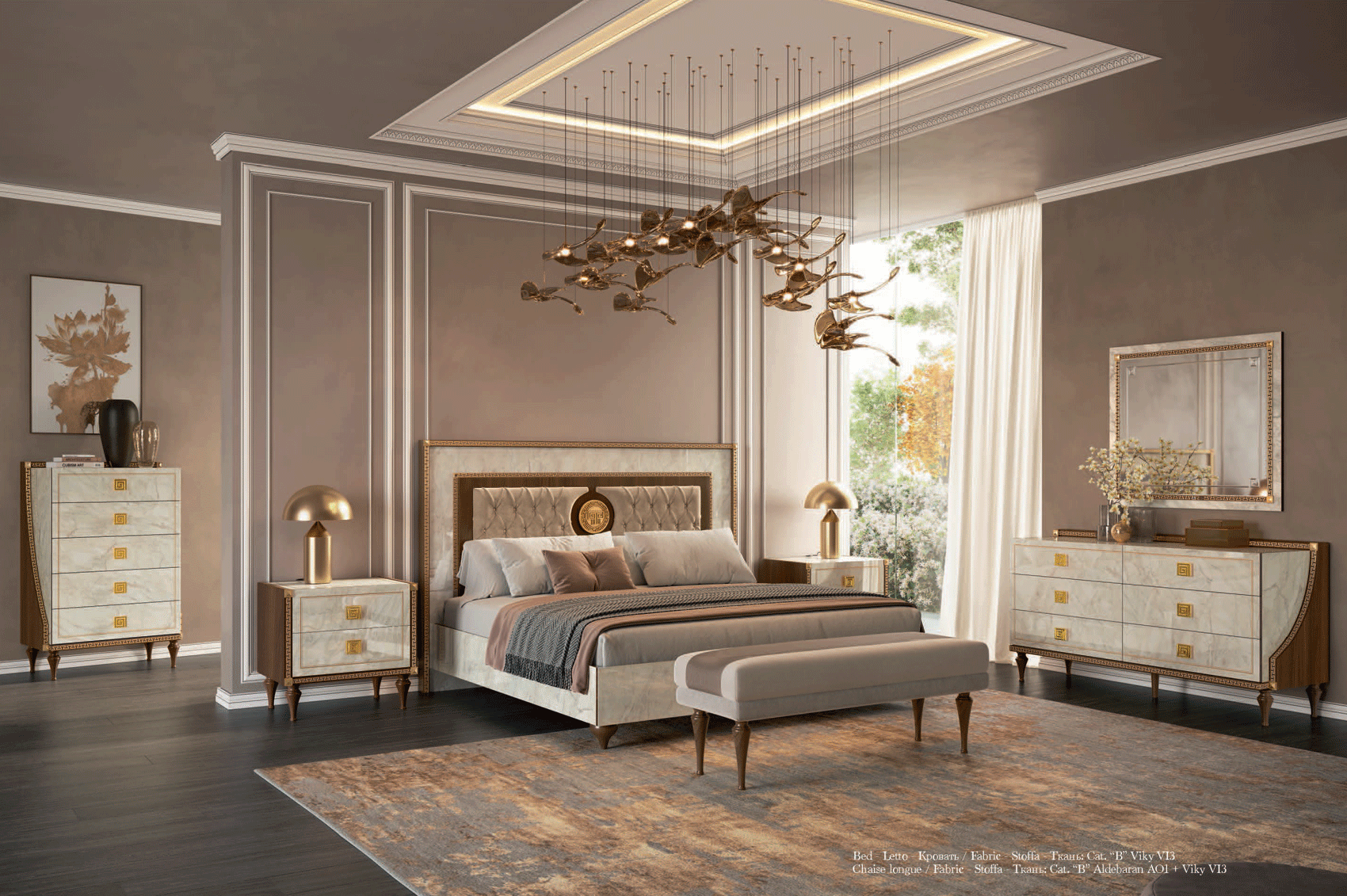 Brands Arredoclassic Living Room, Italy Romantica Bedroom Additional Items