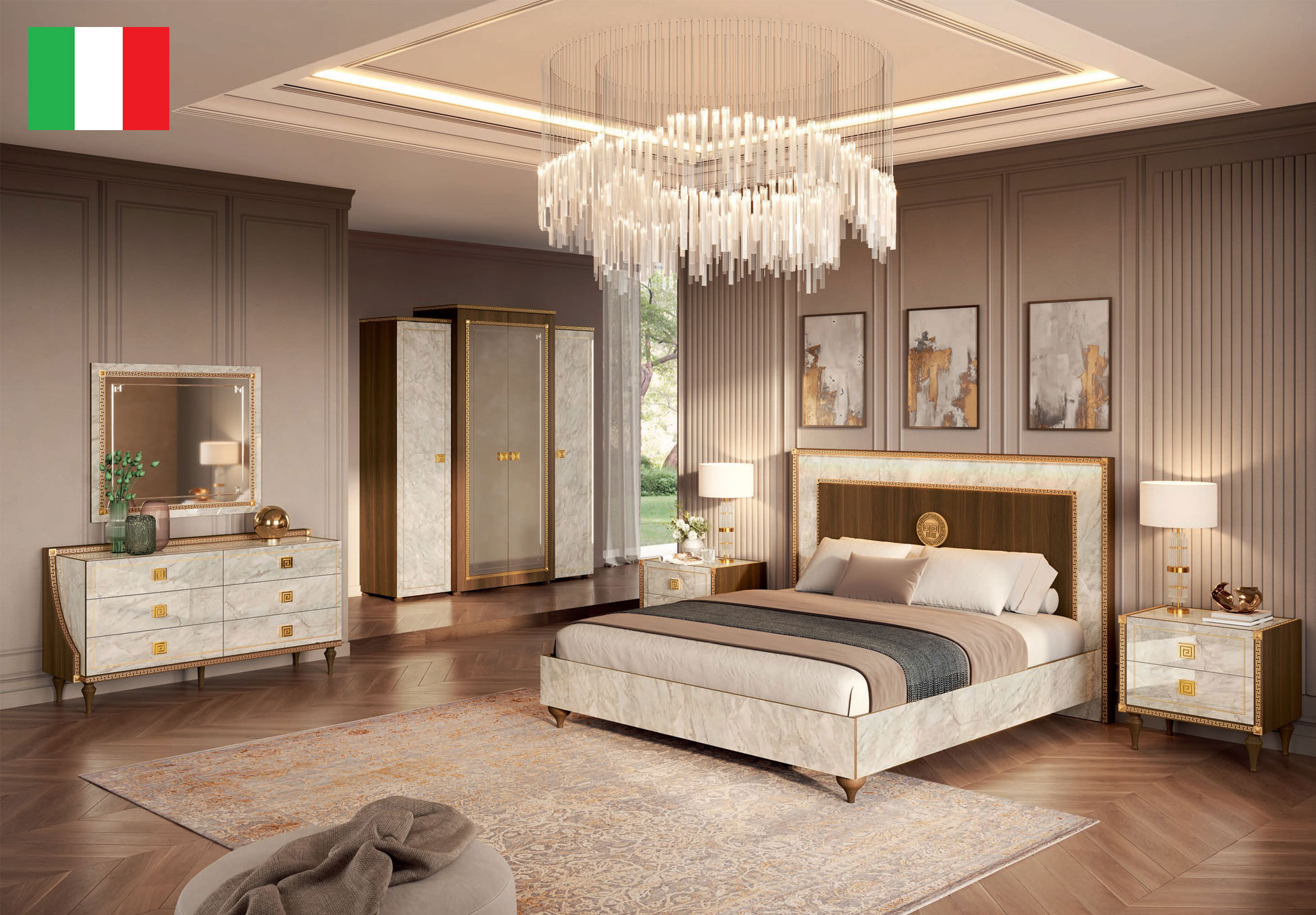 Brands Arredoclassic Dining Room, Italy Romantica Bedroom