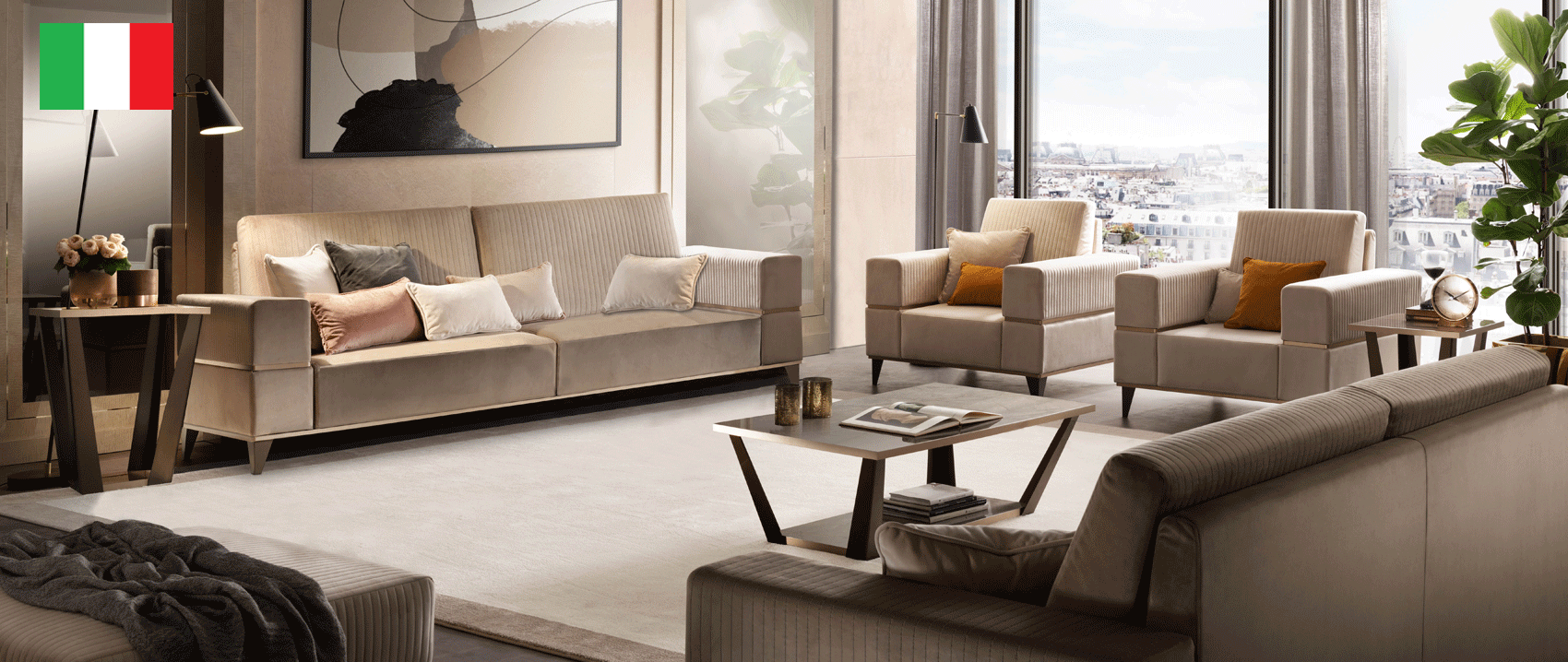 Living Room Furniture Sectionals ArredoAmbra Living by Arredoclassic, Italy