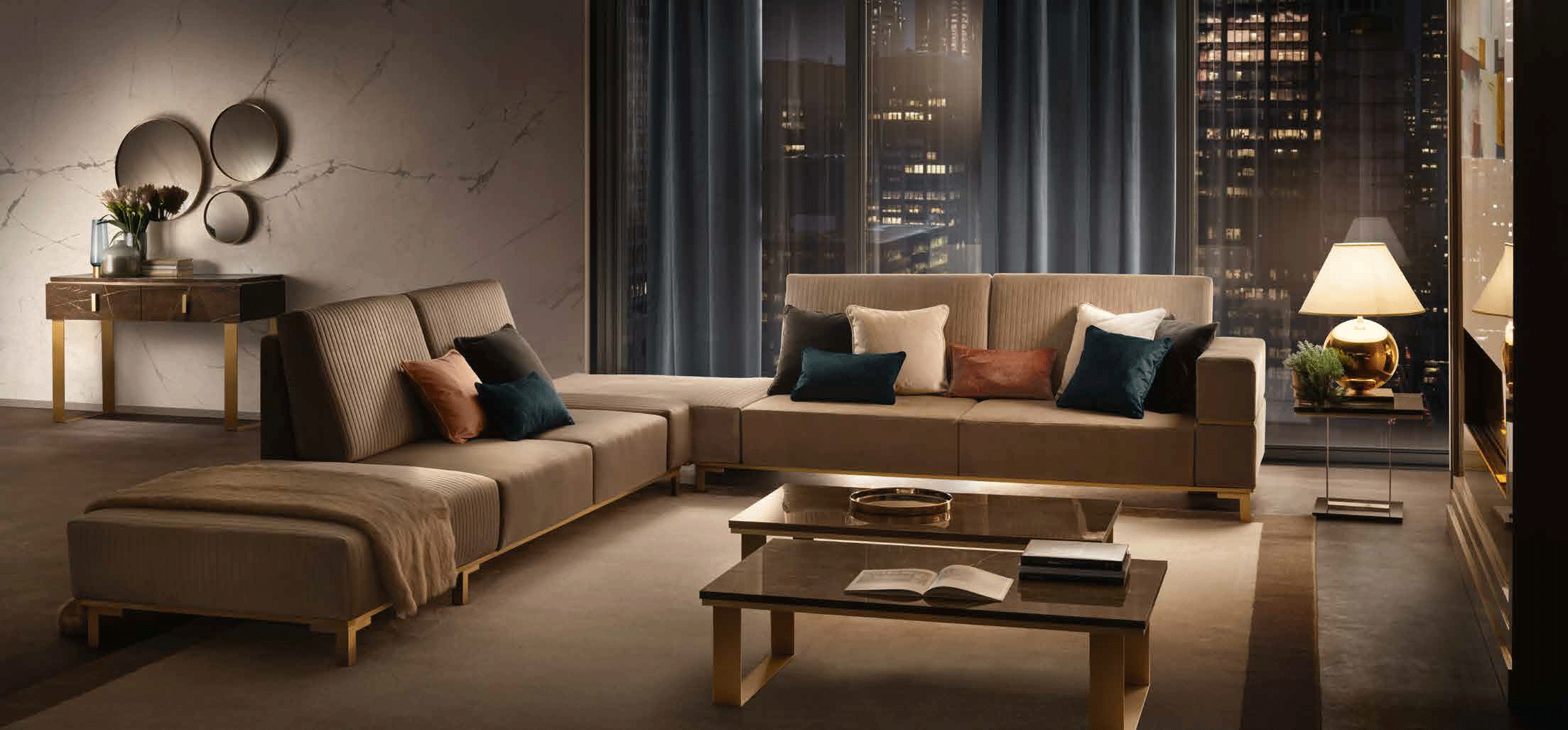 Brands Formerin Modern Living Room, Italy Essenza Living by Arredoclassic Additional items