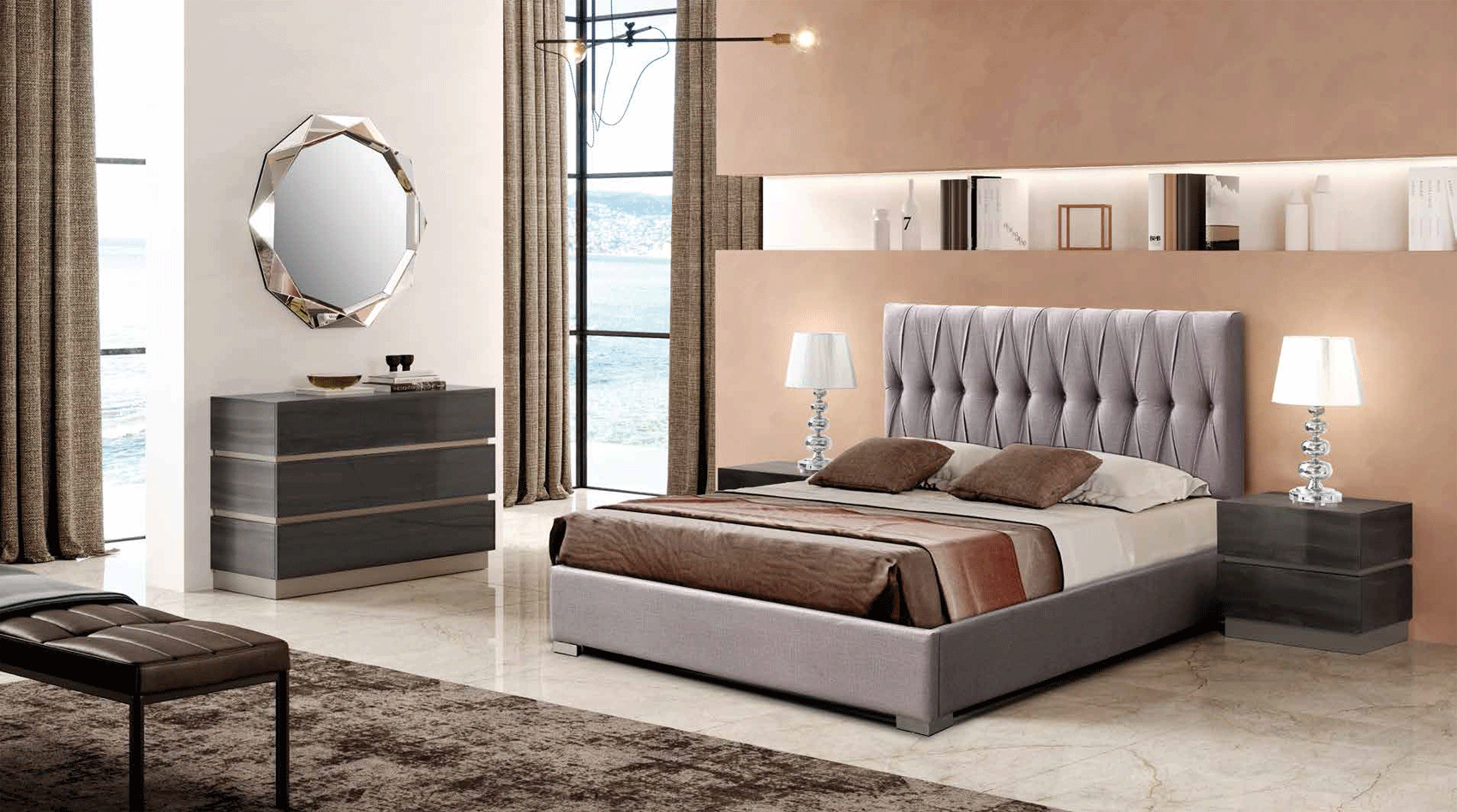 Bedroom Furniture Beds 401 Mulan, M-151, C-151, E-413, YP440-N