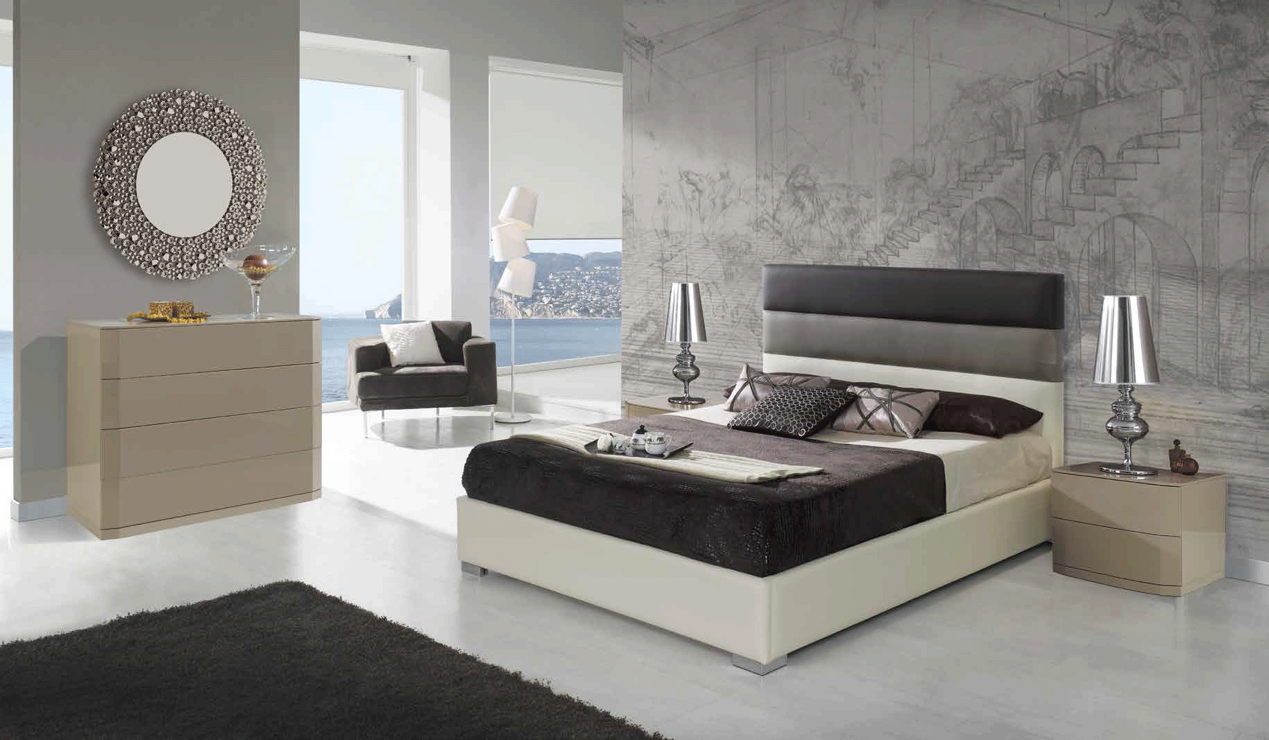 Brands Garcia Sabate, Modern Bedroom Spain 690 Desiree, M-102, C-102, E-418, LT-3130L-C1C