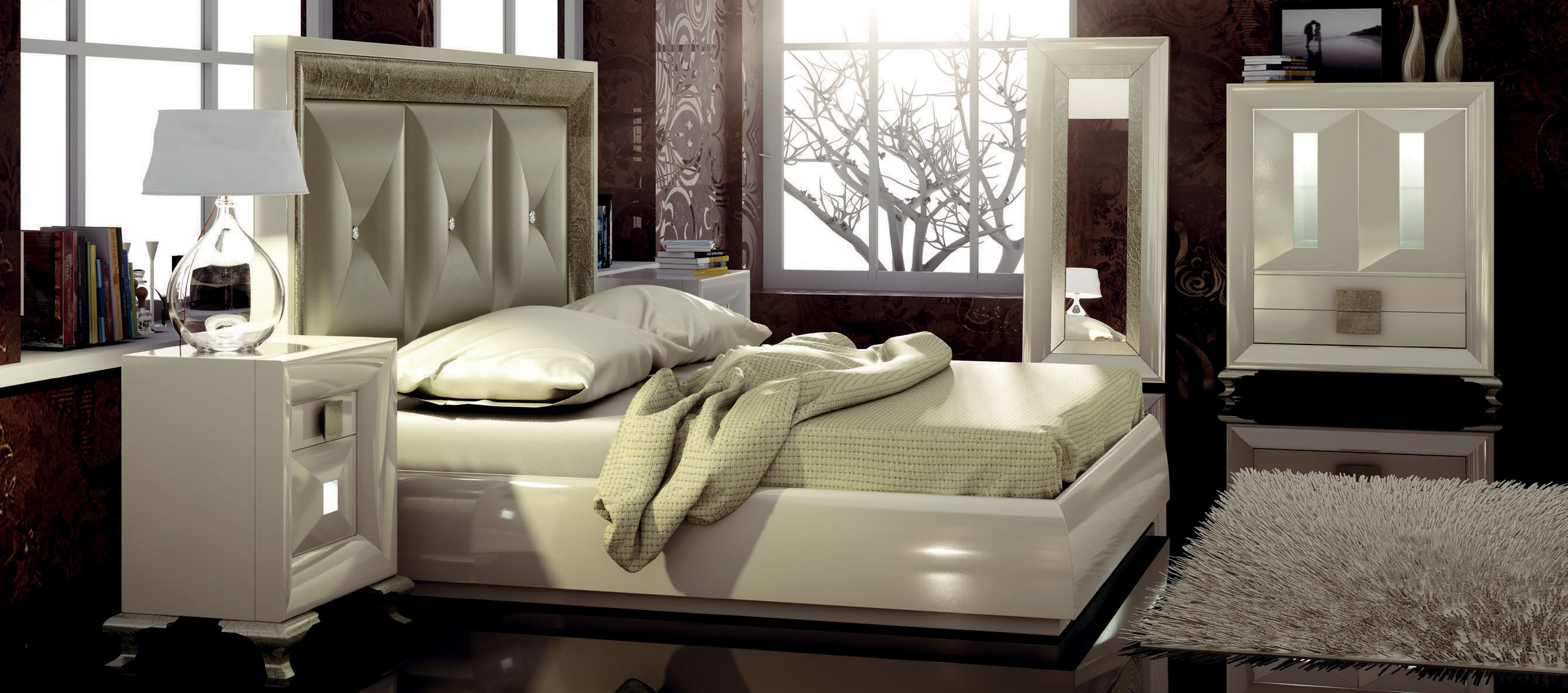 Brands Franco Furniture New BELLA Vanity Chest DOR 145