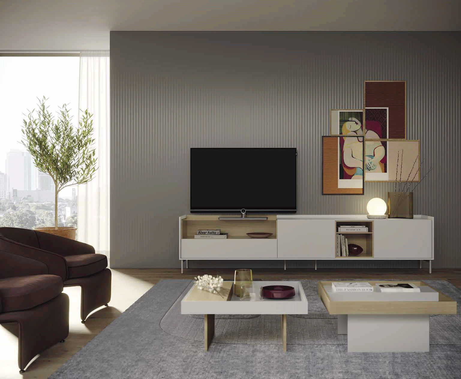 Brands Garcia Sabate, Modern Bedroom Spain RP104 Chelsea TV Module
