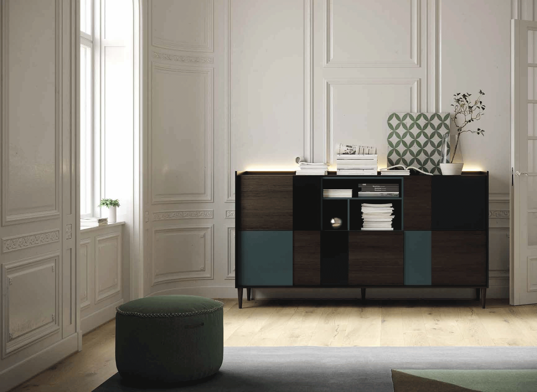 Brands Status Modern Collections, Italy RP114 Queens Buffet