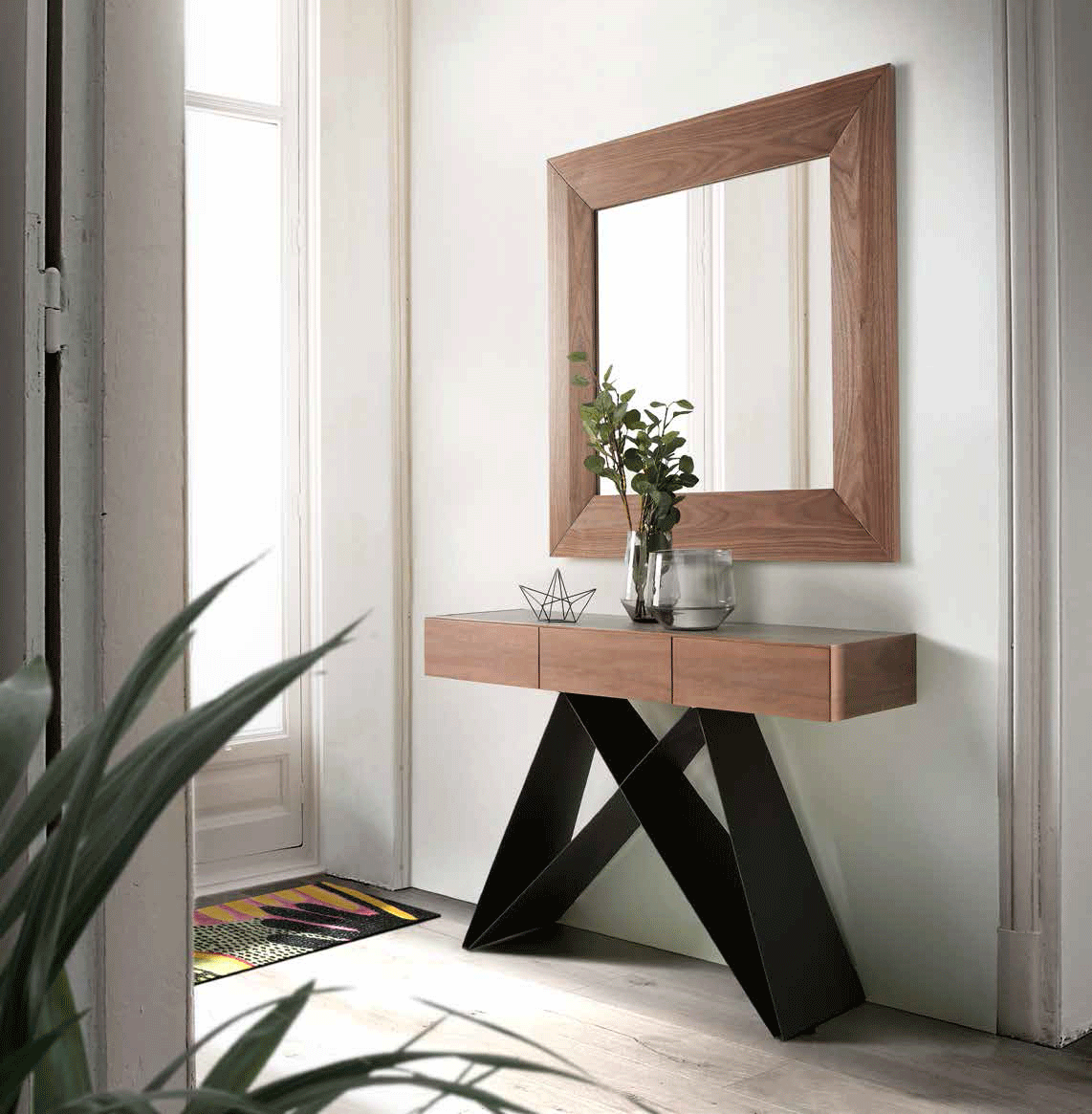 Brands Status Modern Collections, Italy Twin Mirror + Mumm Console