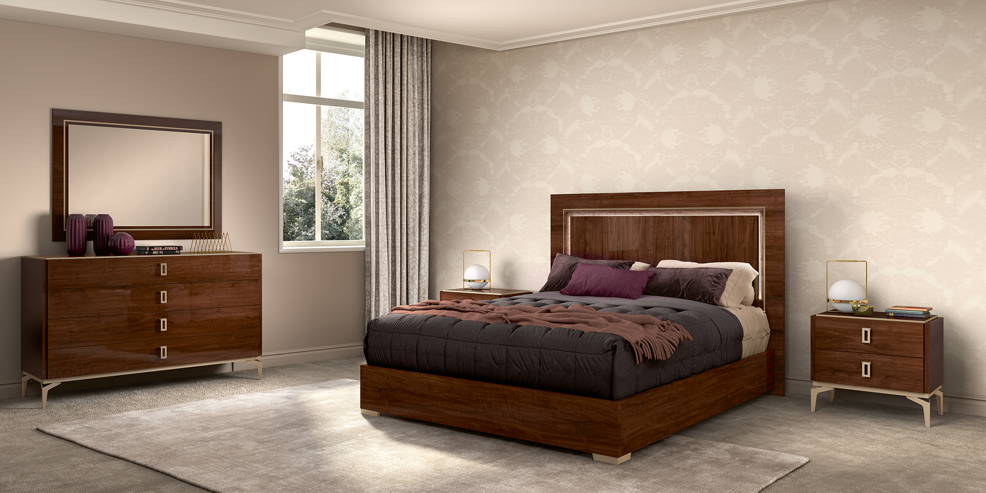 Brands Status Modern Collections, Italy Eva Bedroom Additional items
