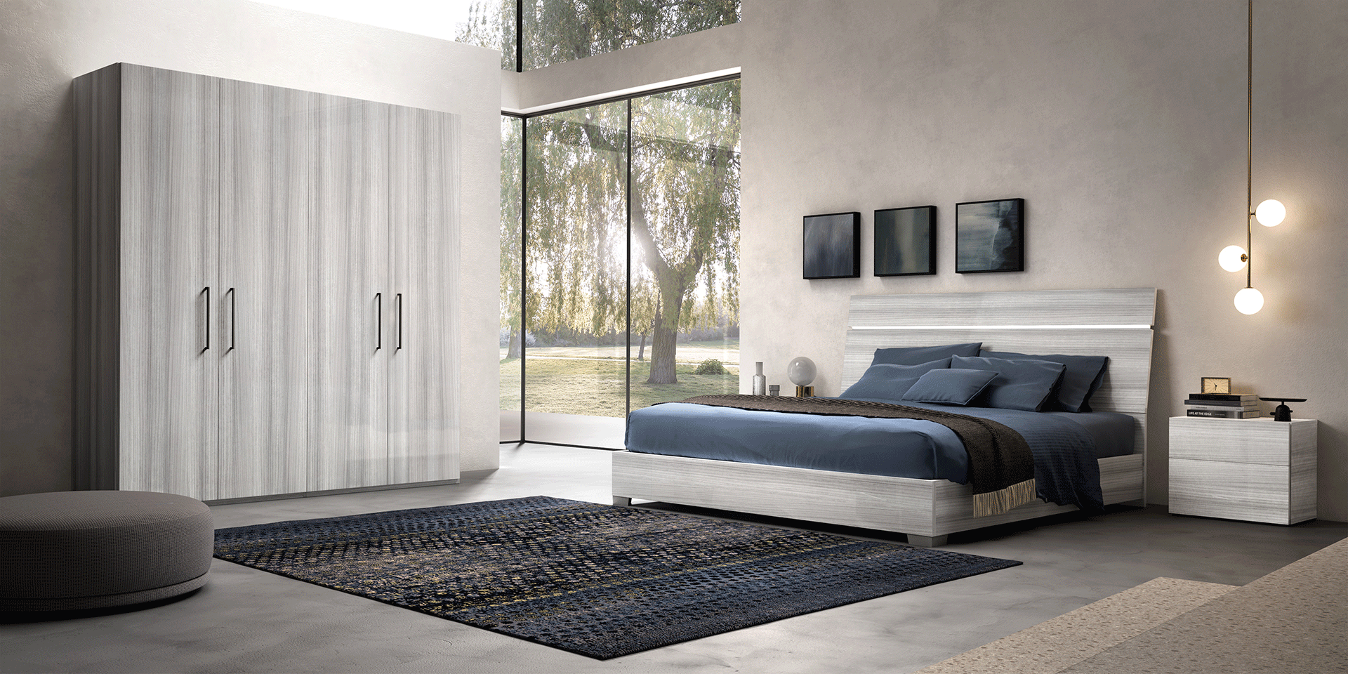 Bedroom Furniture Modern Bedrooms QS and KS Mia Bedroom Additional items