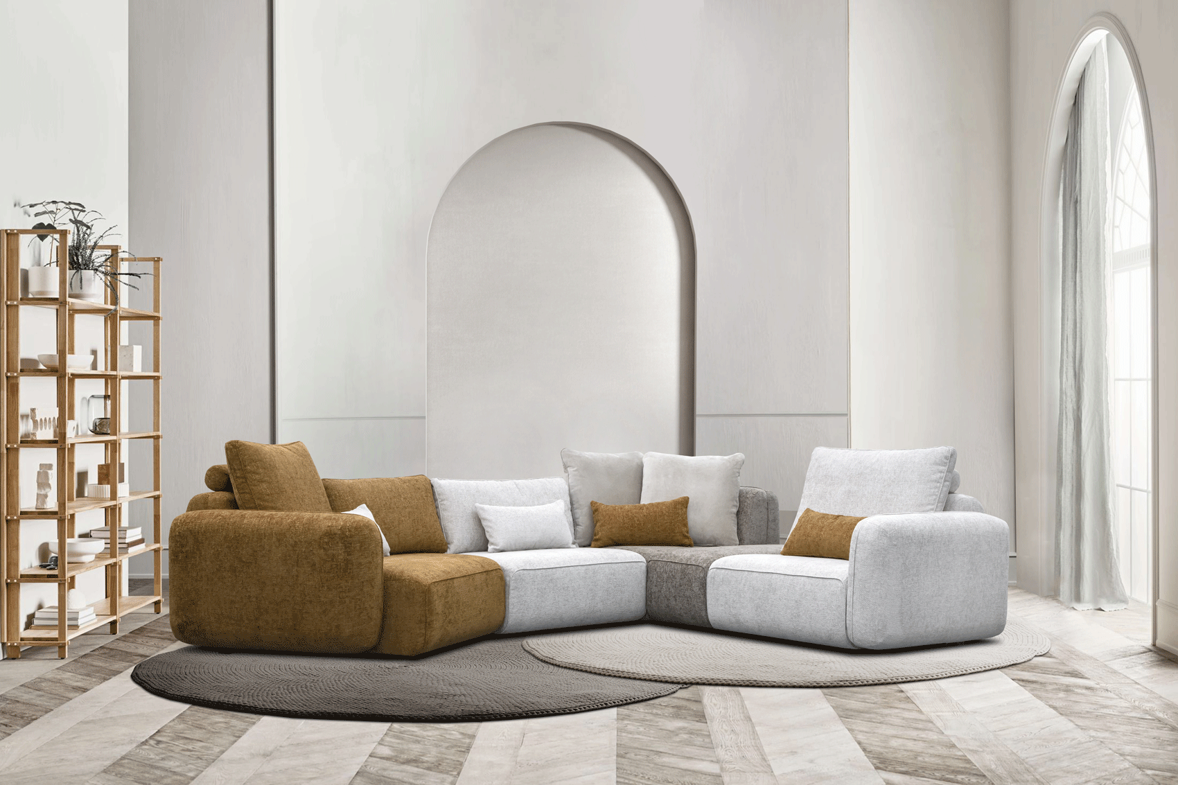 Living Room Furniture Sofas Loveseats and Chairs Topaze Sectional