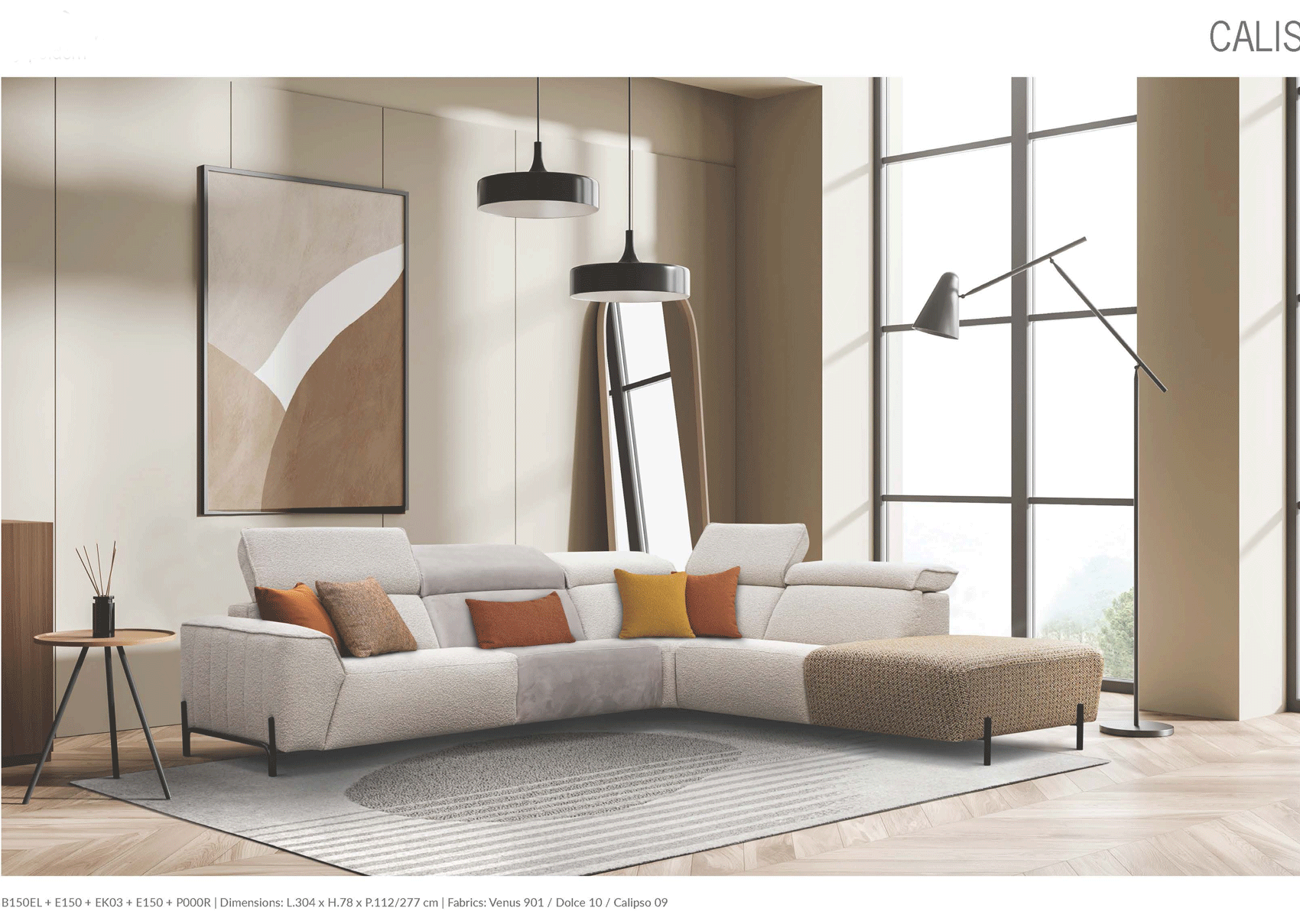 Bedroom Furniture Modern Bedrooms QS and KS Calis Sectional