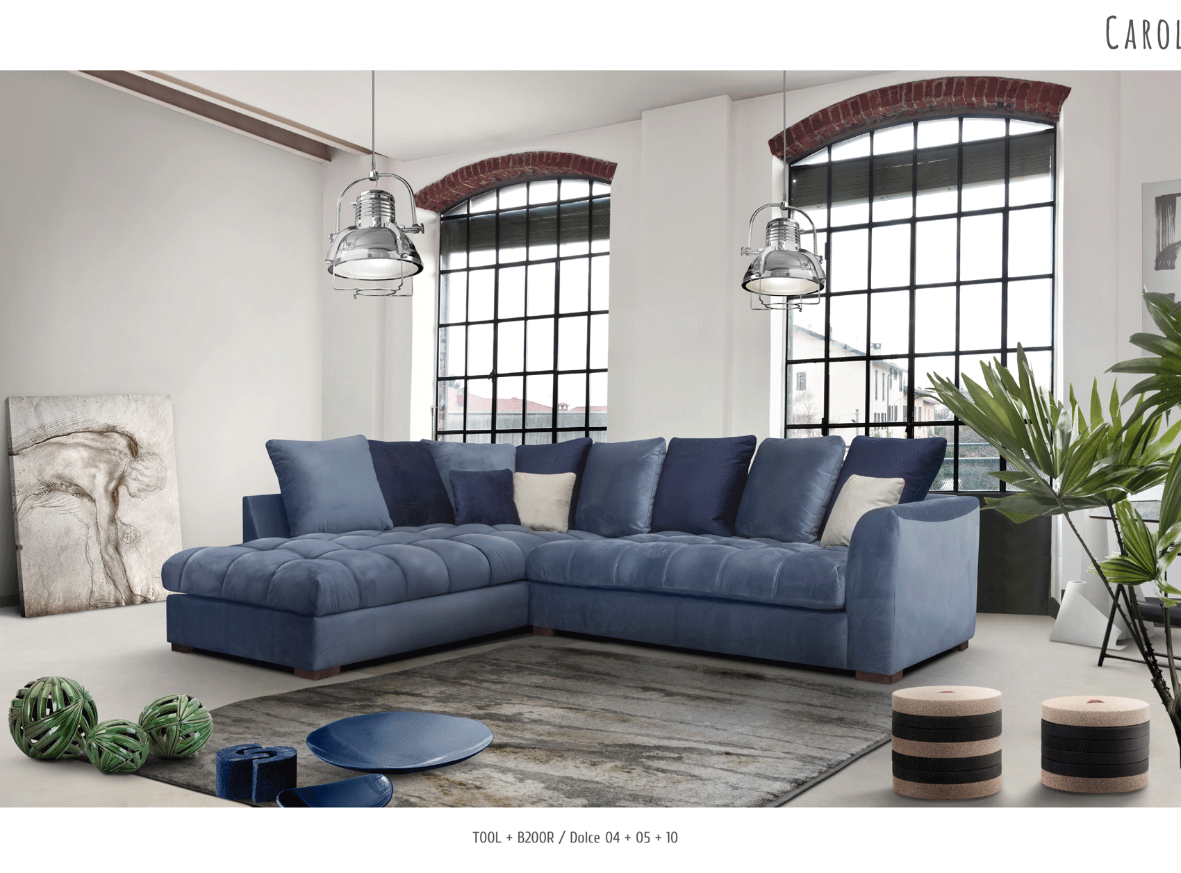 Brands Arredoclassic Living Room, Italy Carol Sectional