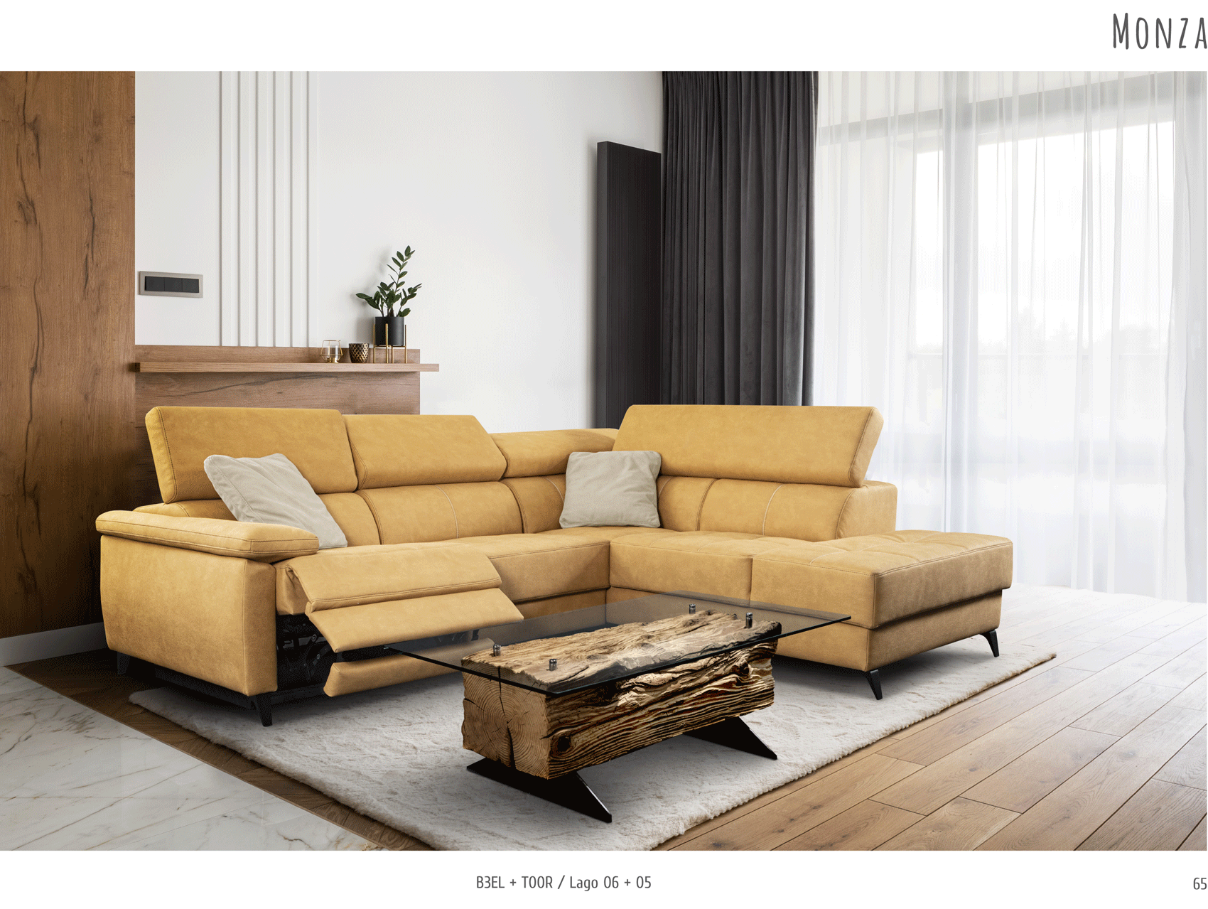 Brands GPS Modern Living Special Order Monza Sectional w/Recliner